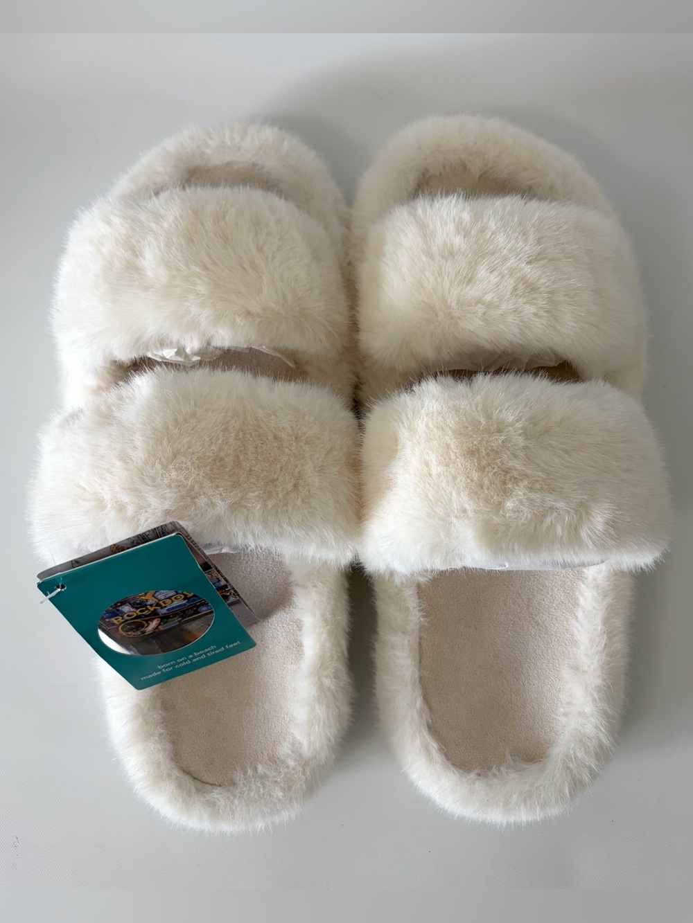 RockDove Faux Fur Slippers US 9 - 10 (large)